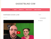 Tablet Screenshot of gadgetblind.com